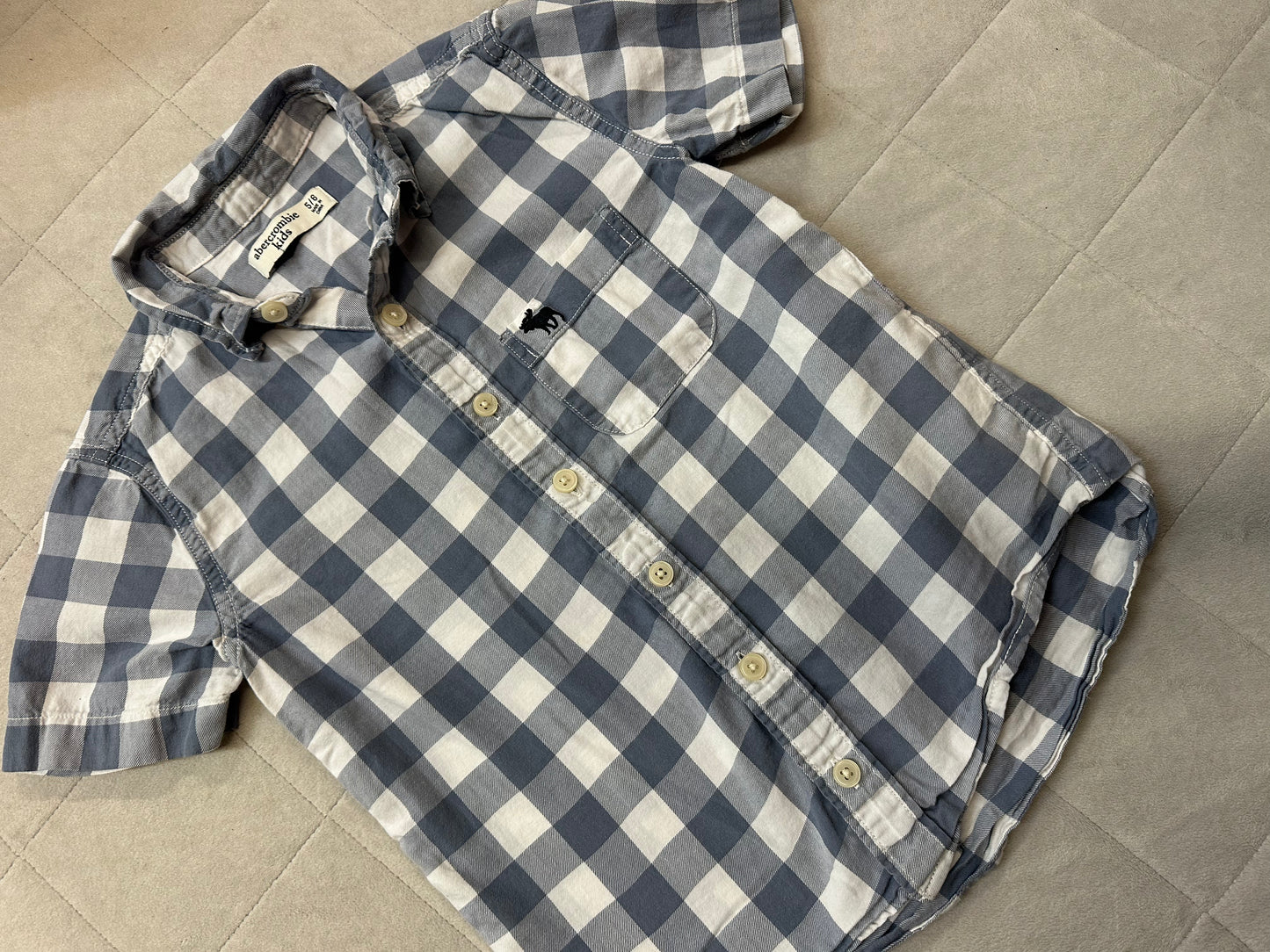 Abercrombie Kids Collard Shirt, Size 5T/6T