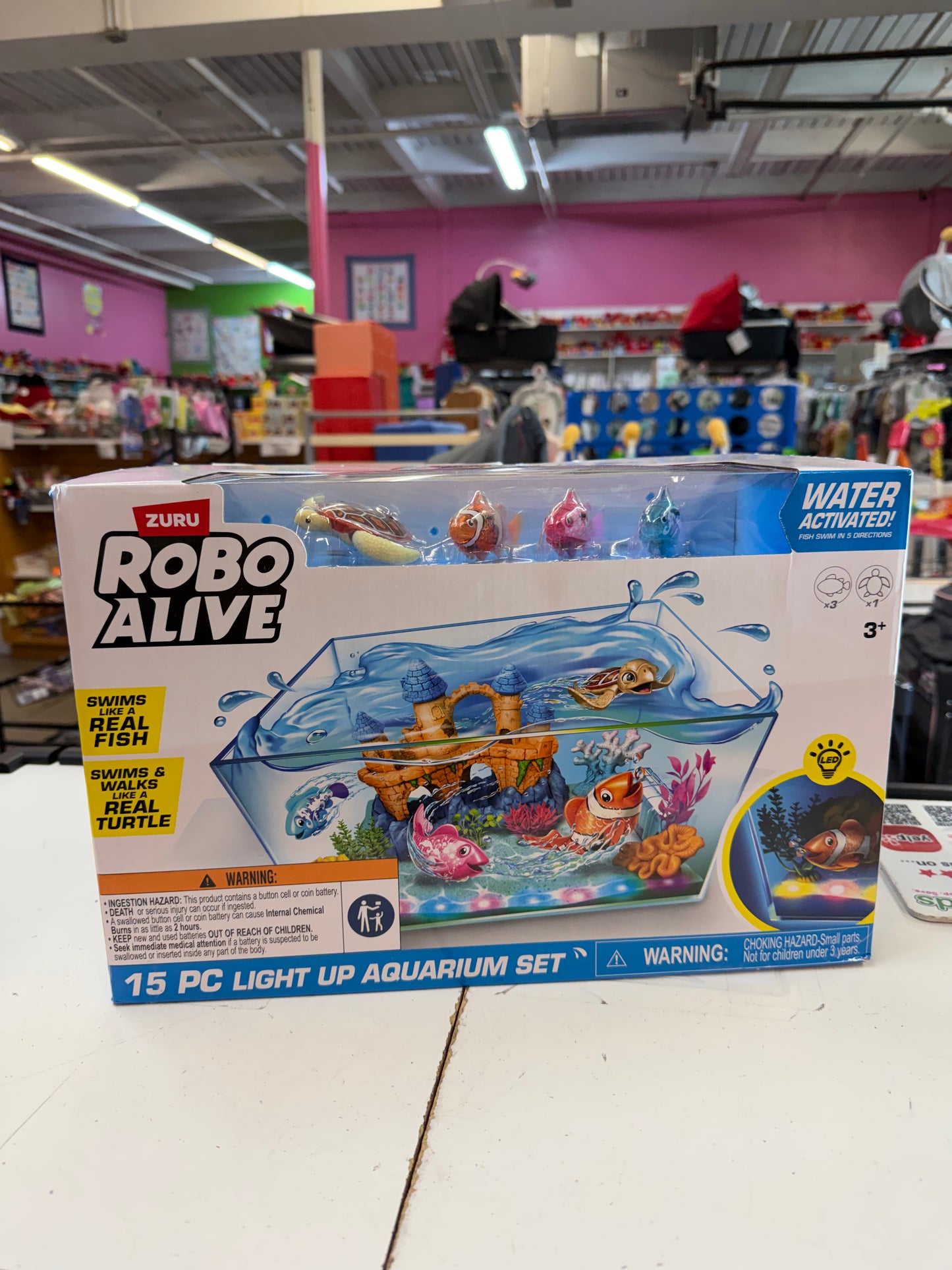 New Robo Alive Aquarium Set