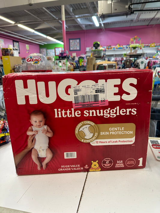 New Huggies Diapers, Size 1