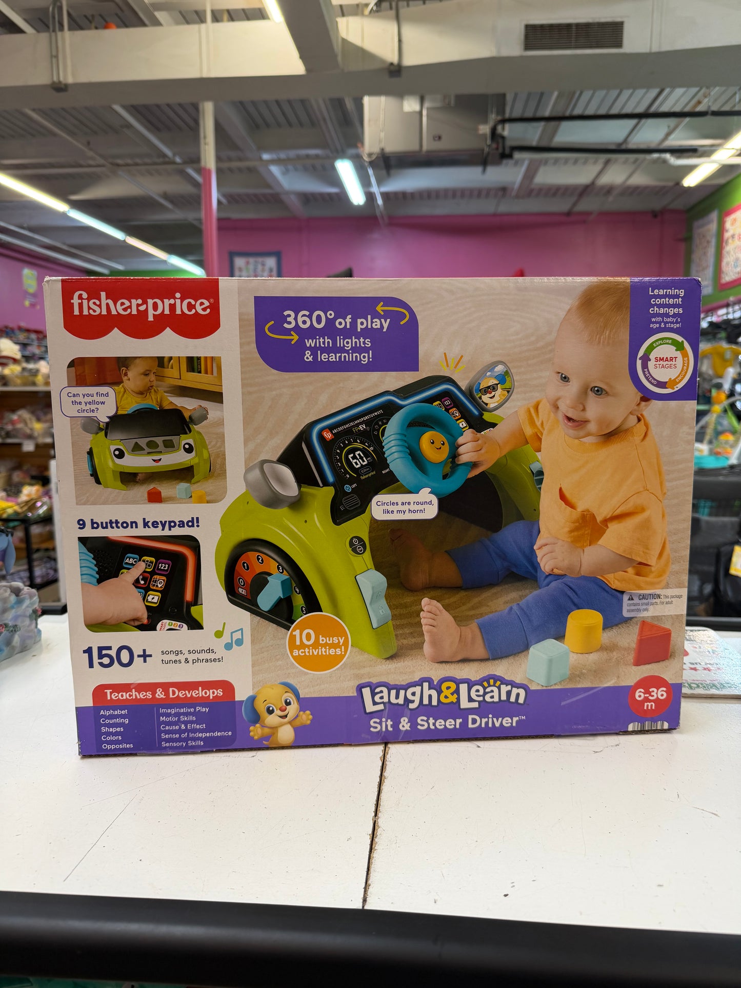 New Fisher Price Sit & Steer Driver