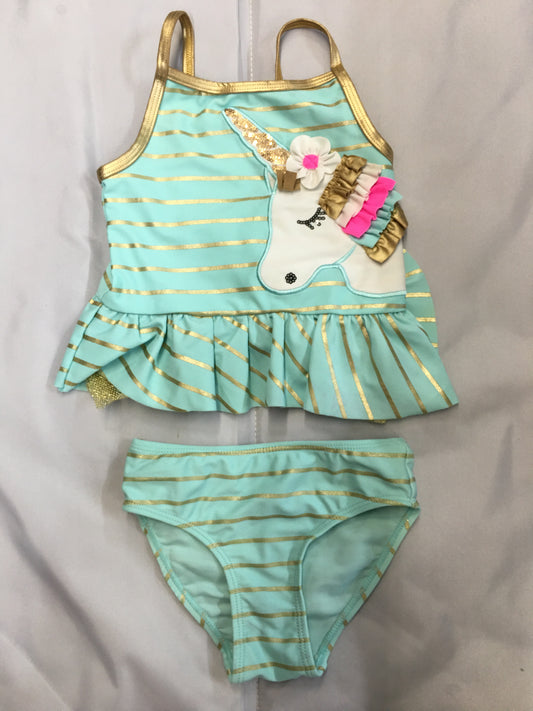 Unicorn Swim Suit, 2t