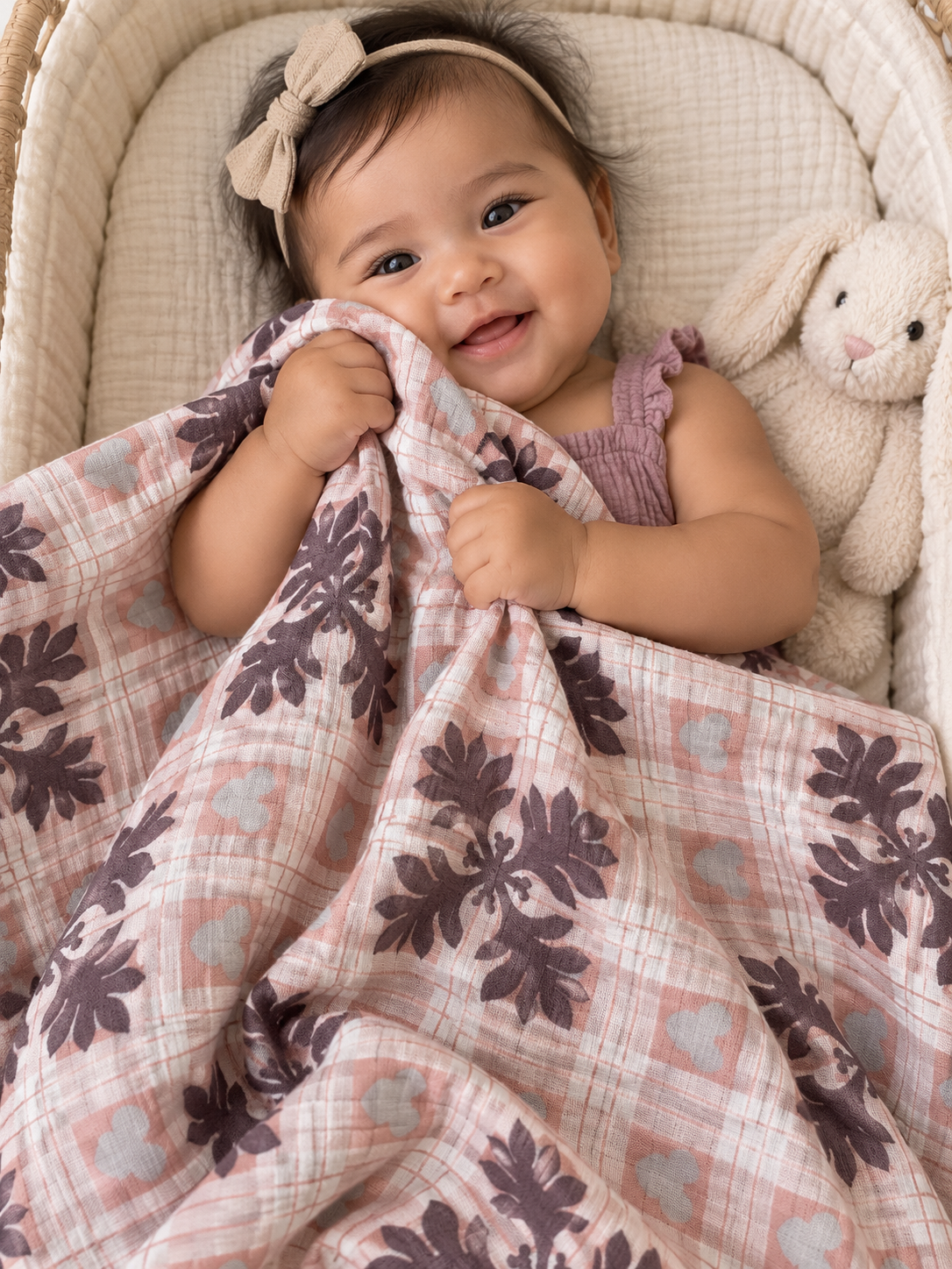 Little Manini Mouse Quilt Swaddle