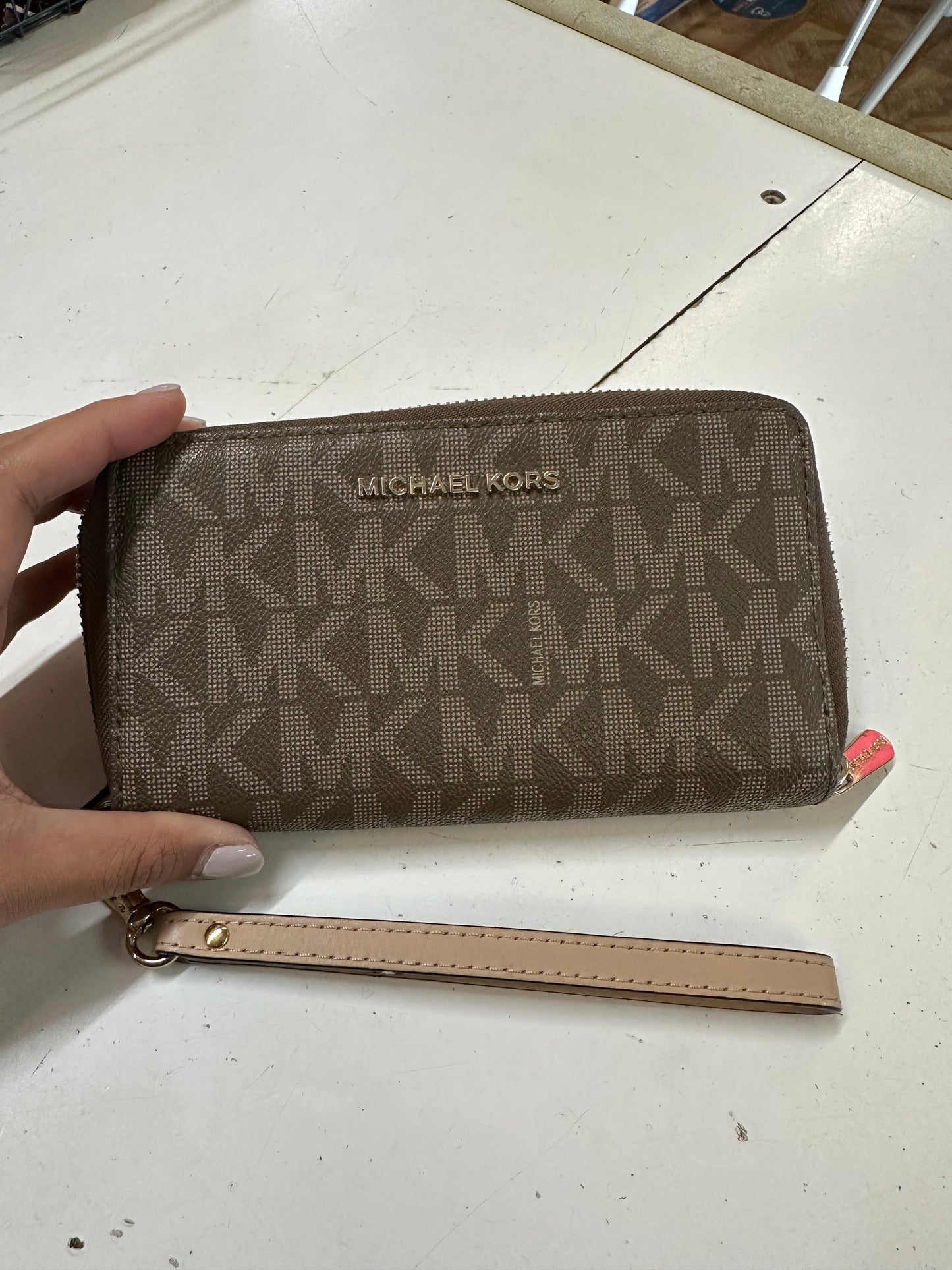 Michael Kors Wristlet, Brwn