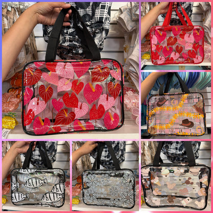 12” Clear Zip Bag