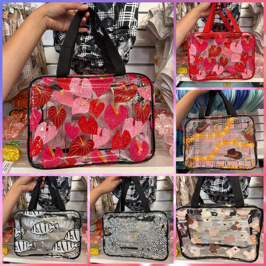 12” Clear Zip Bag