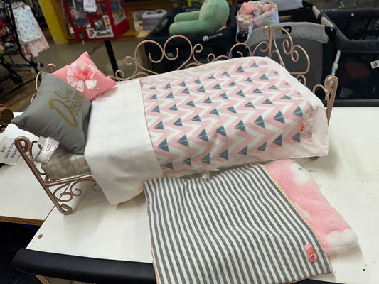 Our Generation Scrollwork Doll Bed