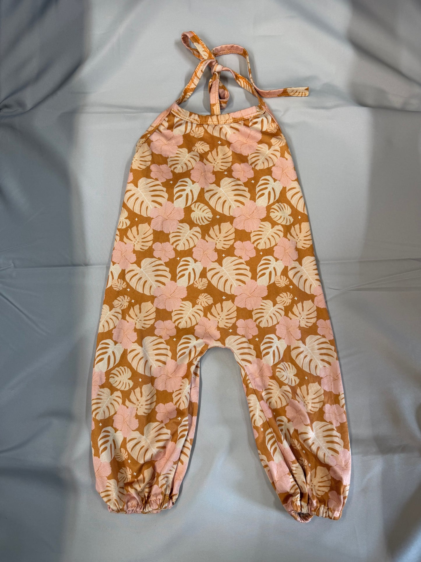 Hibiscus Halter Romper, 2T