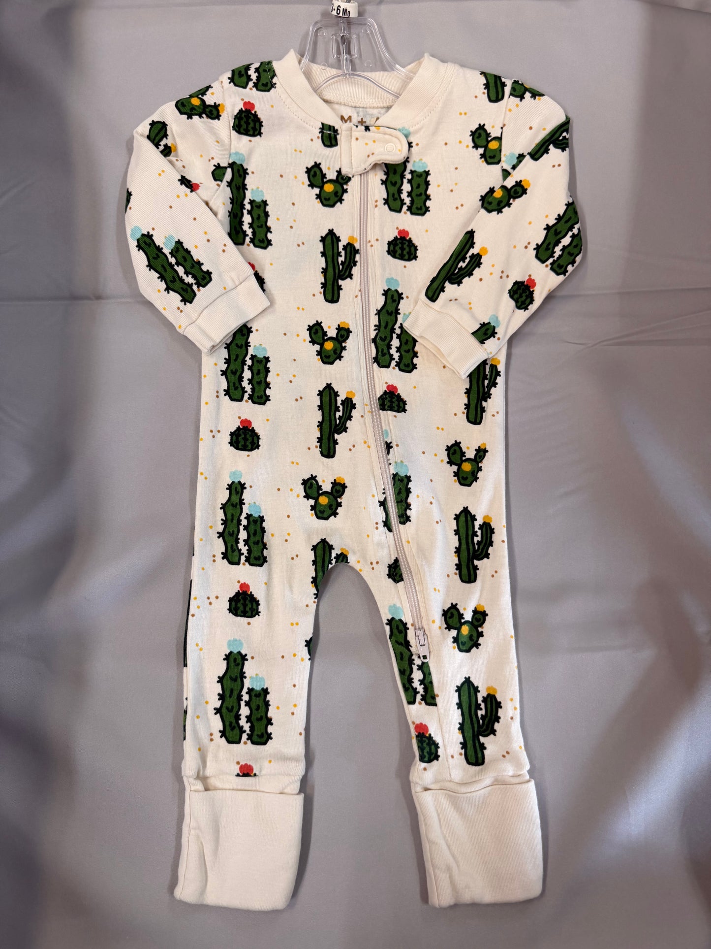 M+A Cactus Onesie, 3-6M