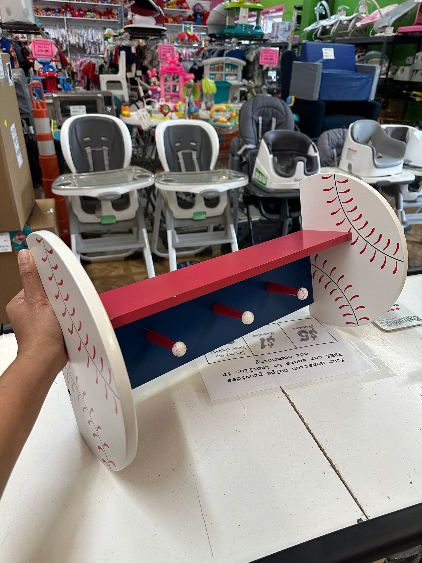Trend Lab Baseball Wall Shelf