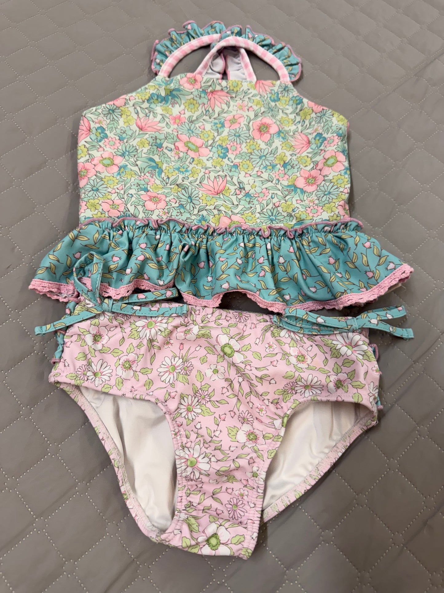 Cheeky Plum Swim Suit, 4T