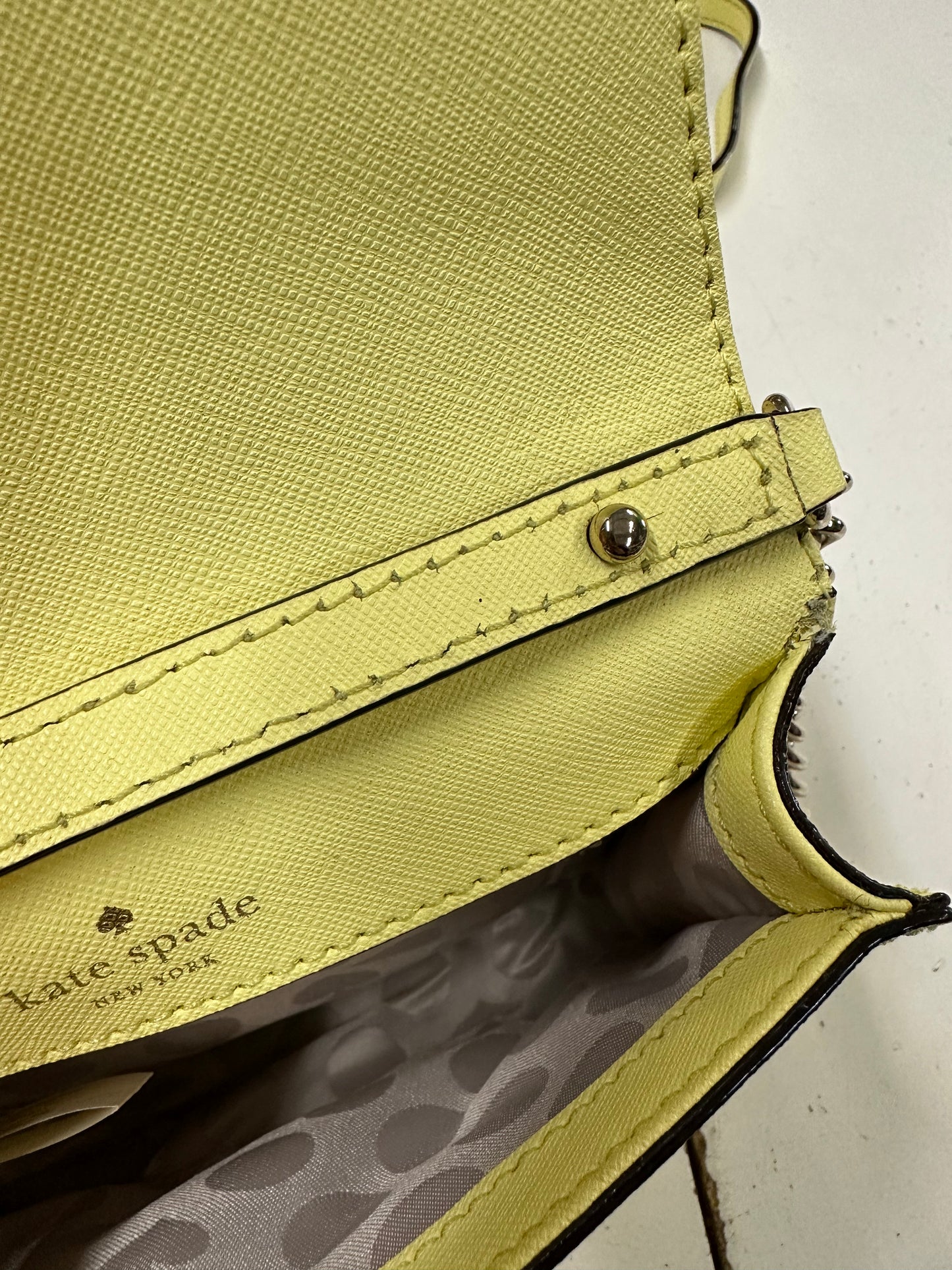 Kate Spade Crossbody Bag, Yellow