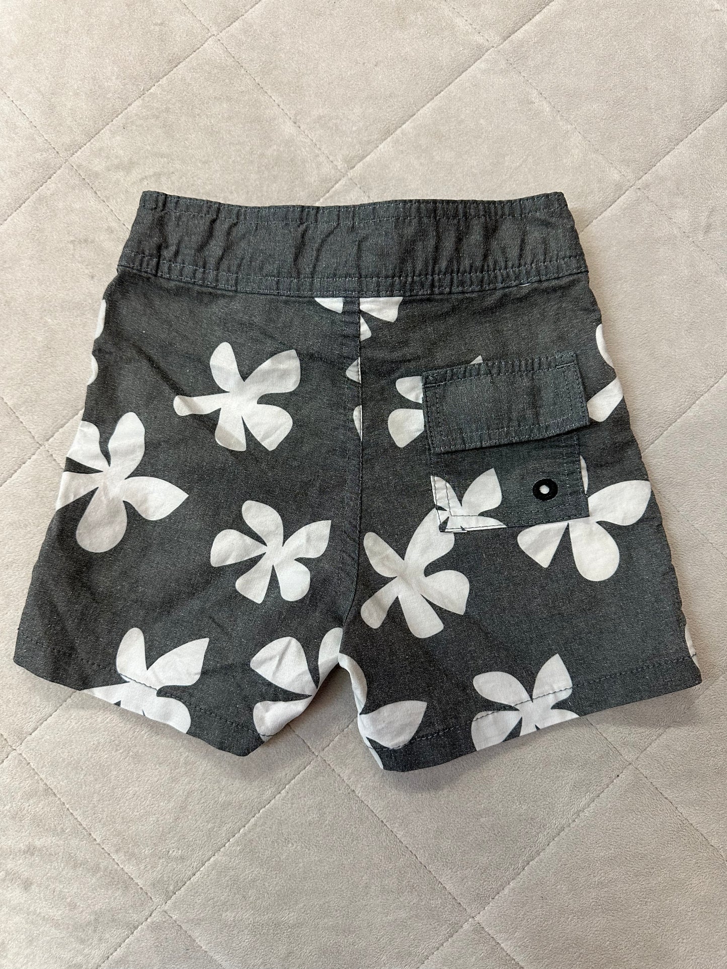 Of One Sea Grey Board Shorts, Size 18M
