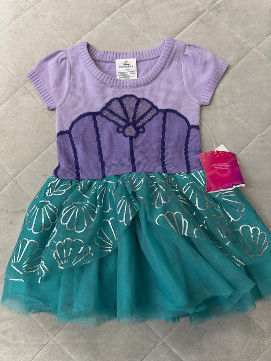 New Disney Princess Ariel Dress, Size 12M