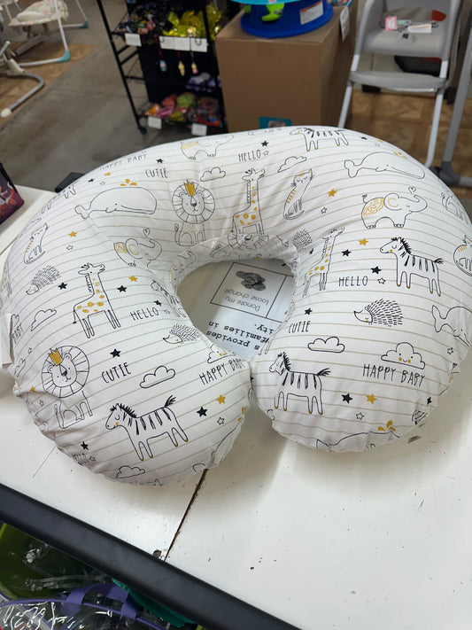 Boppy Pillow, Stripe/Animal
