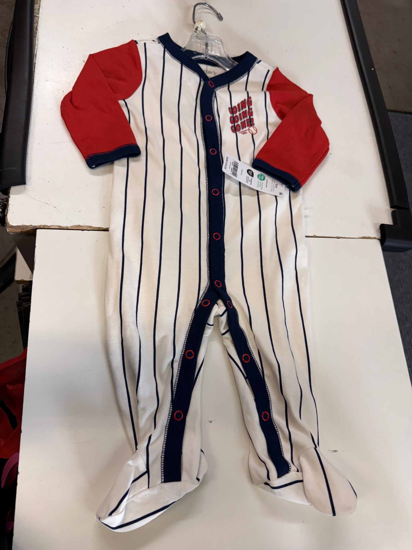 Carter’s Baseball Romper, 3-6M