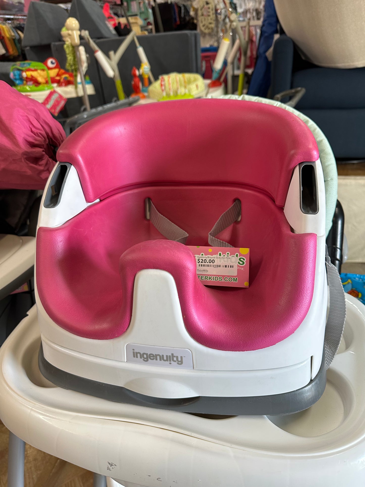 Ingenuity Booster Seat, Hot Pink