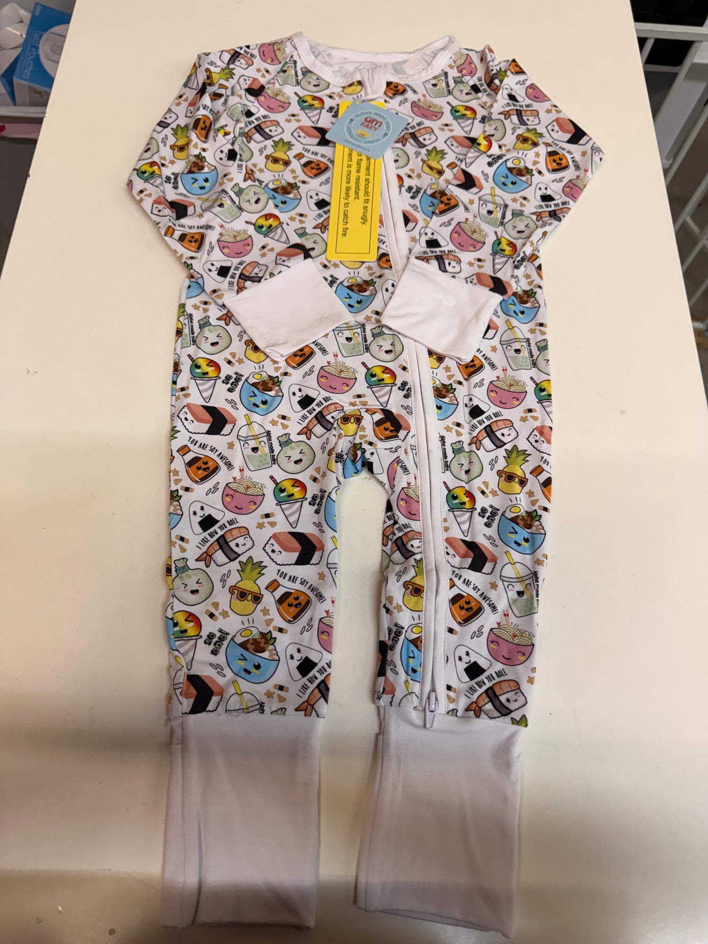 New Aloha Made Snacks Romper, 18-24M