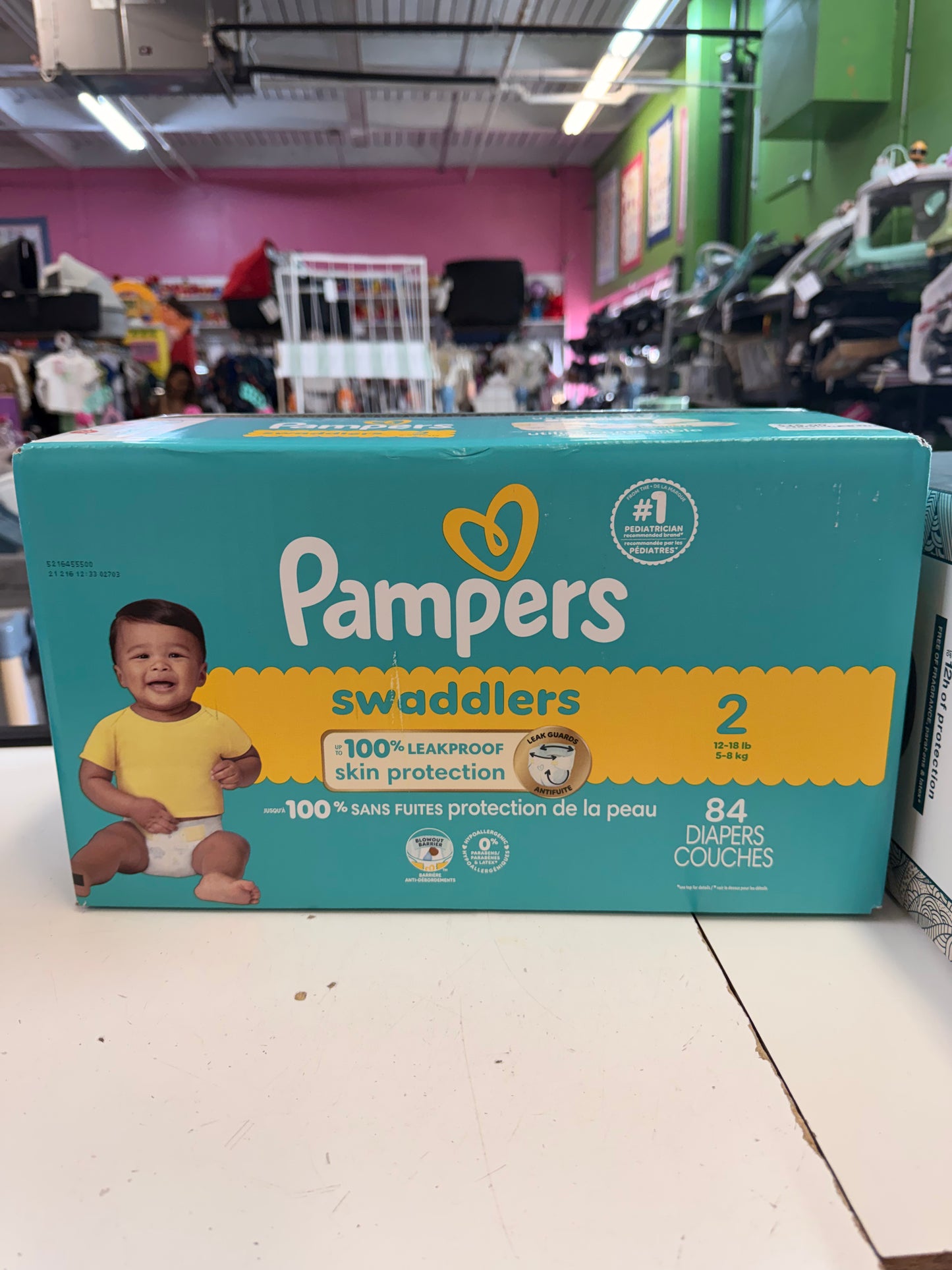 New Pampers Diaper Box, 2