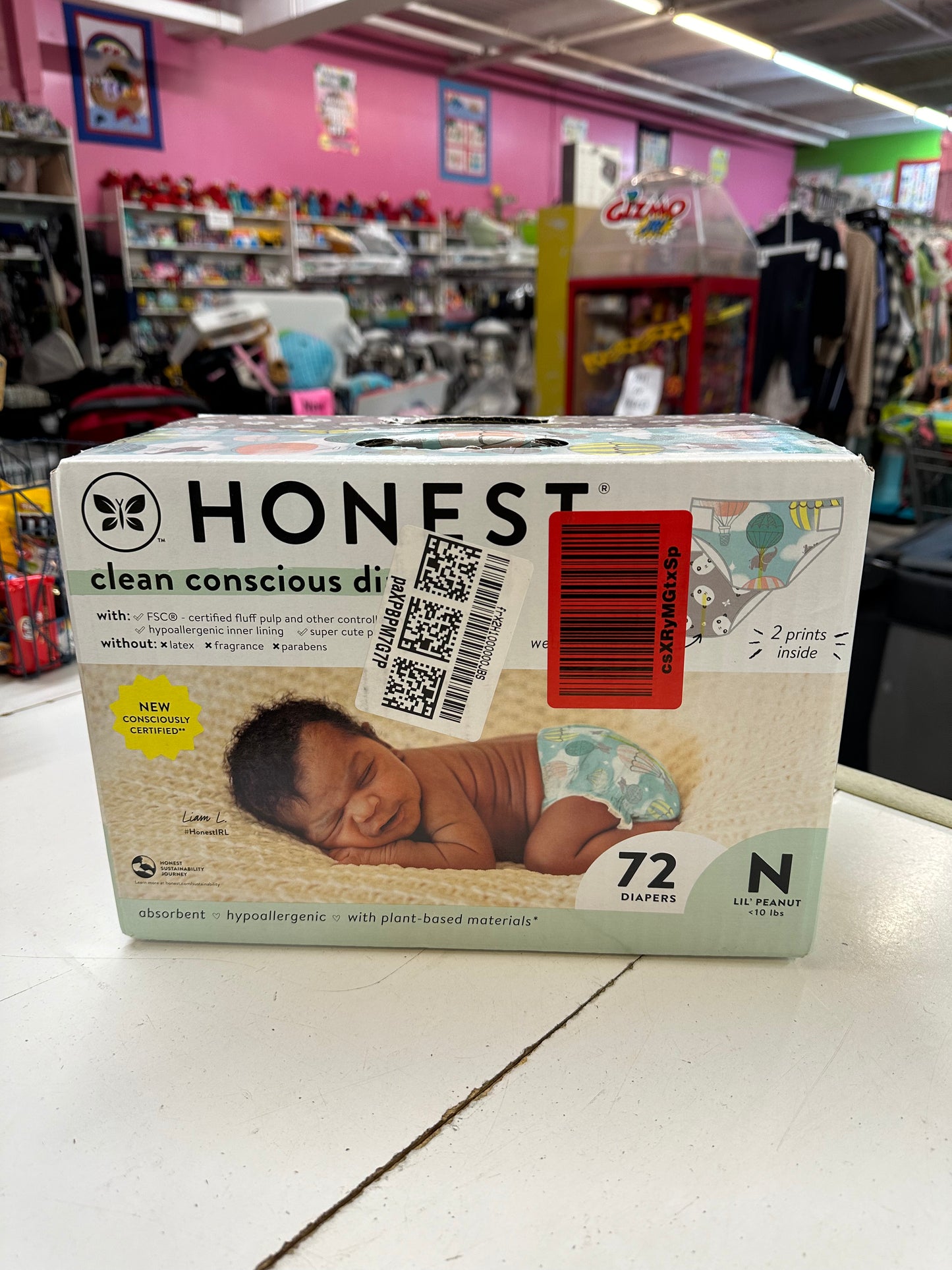 New Honest Diapers, Size Newborn