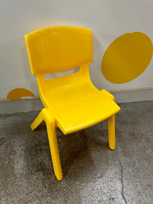 ECR4Kids Plastic School Chair, Yellow