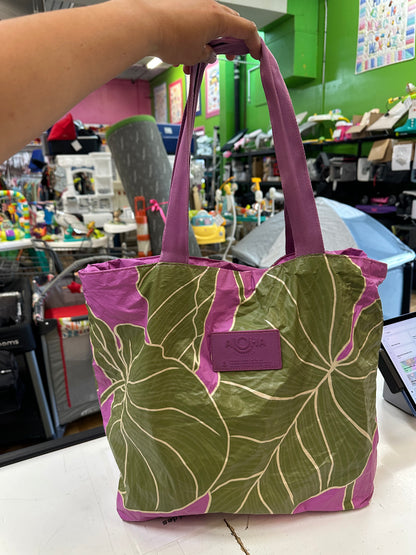 Aloha Collection Day Tripper Tote Bag, Purple Kalo