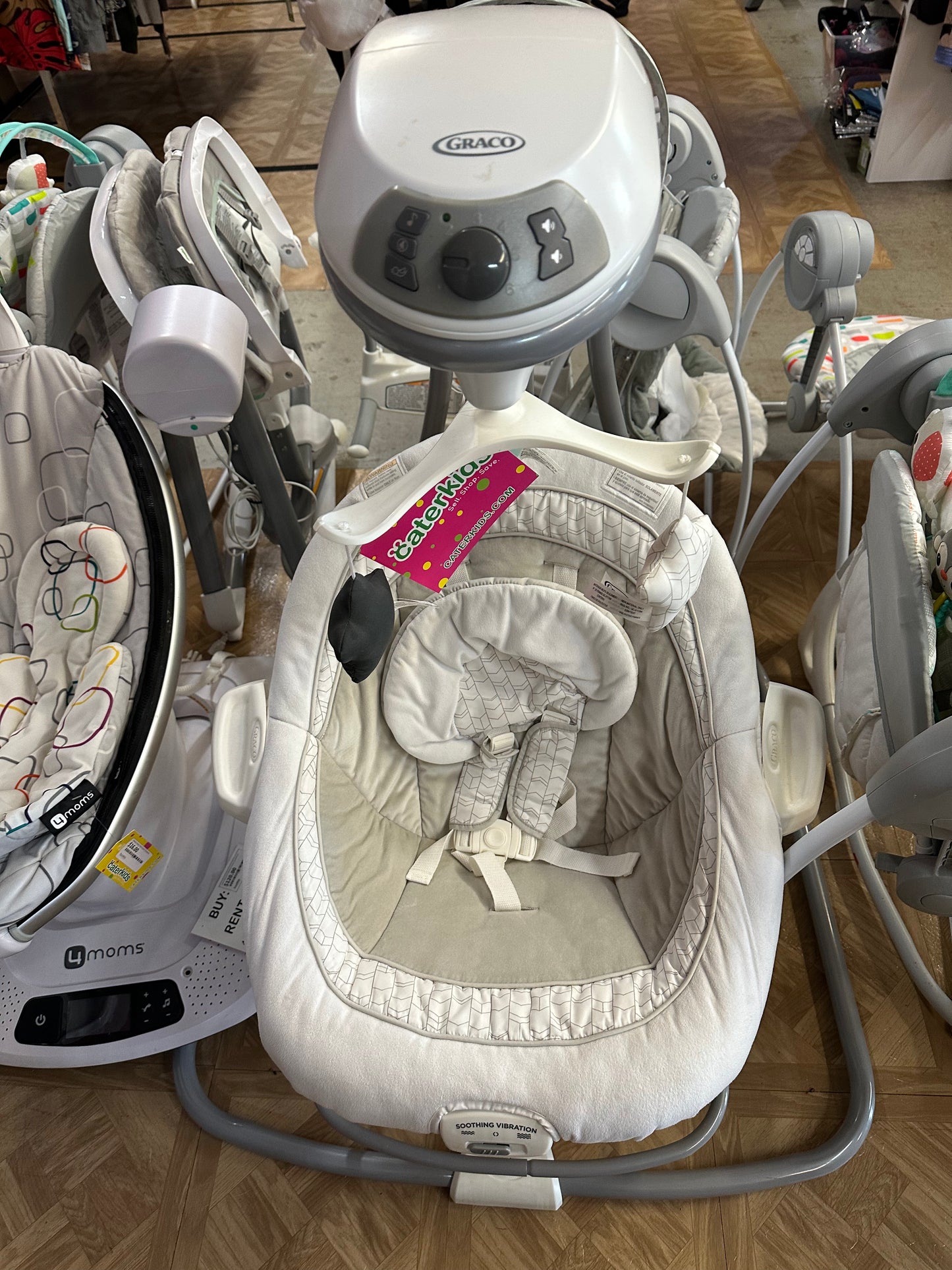 Graco Duet Connect LX Swing, Chevron