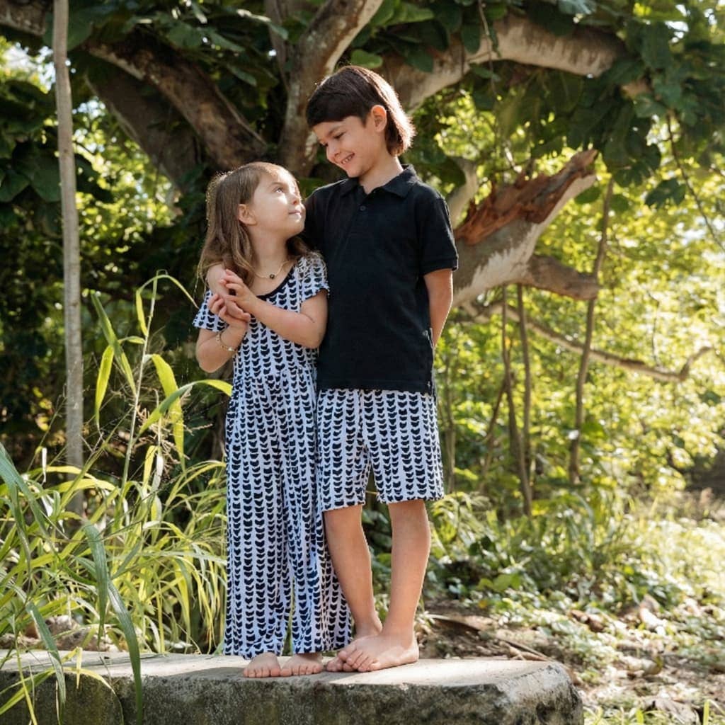 Shell-ish Bamboo Drawstring Shorts: 12-18M