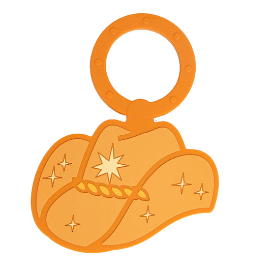 Cowboy Hat Teether, Baby Teether Ring