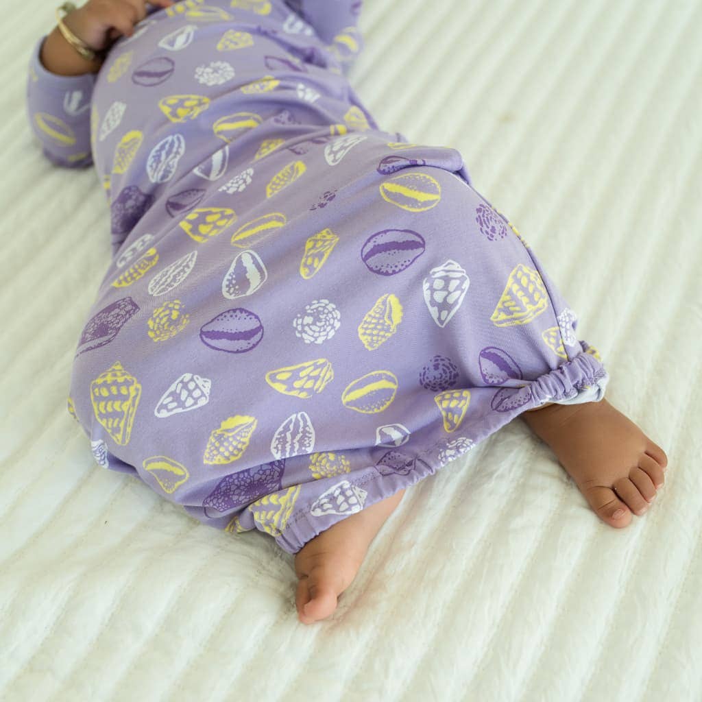 Shell Pop Bamboo Layette Gown: 0-3M