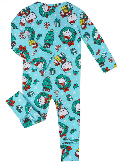 PoshTOT Hello Kitty Wreath Romper: 6-12M