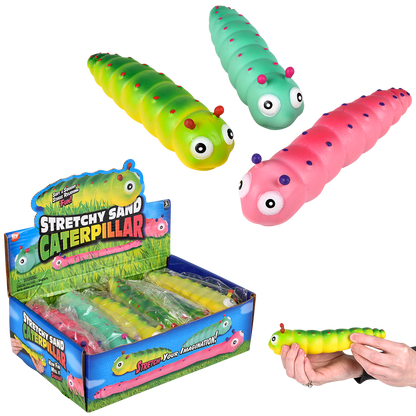 6" STRETCHY SAND CATERPILLAR