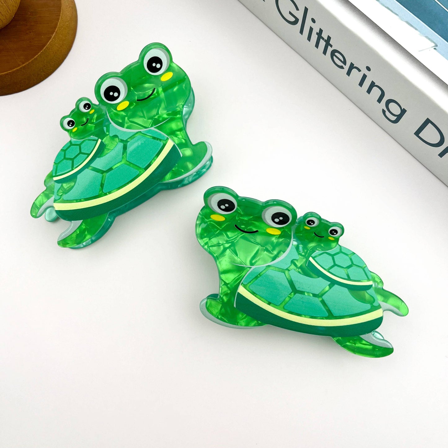 Double Turtle Claw Clip