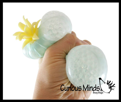 Colored Pineapple Bead Filled Squishy