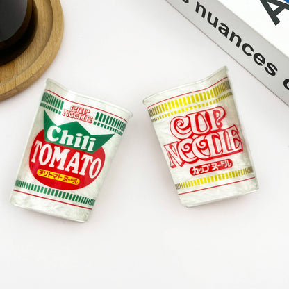 Japanese Cup Noodle Hair Claw Clip, Cute Food Hair Clip: B