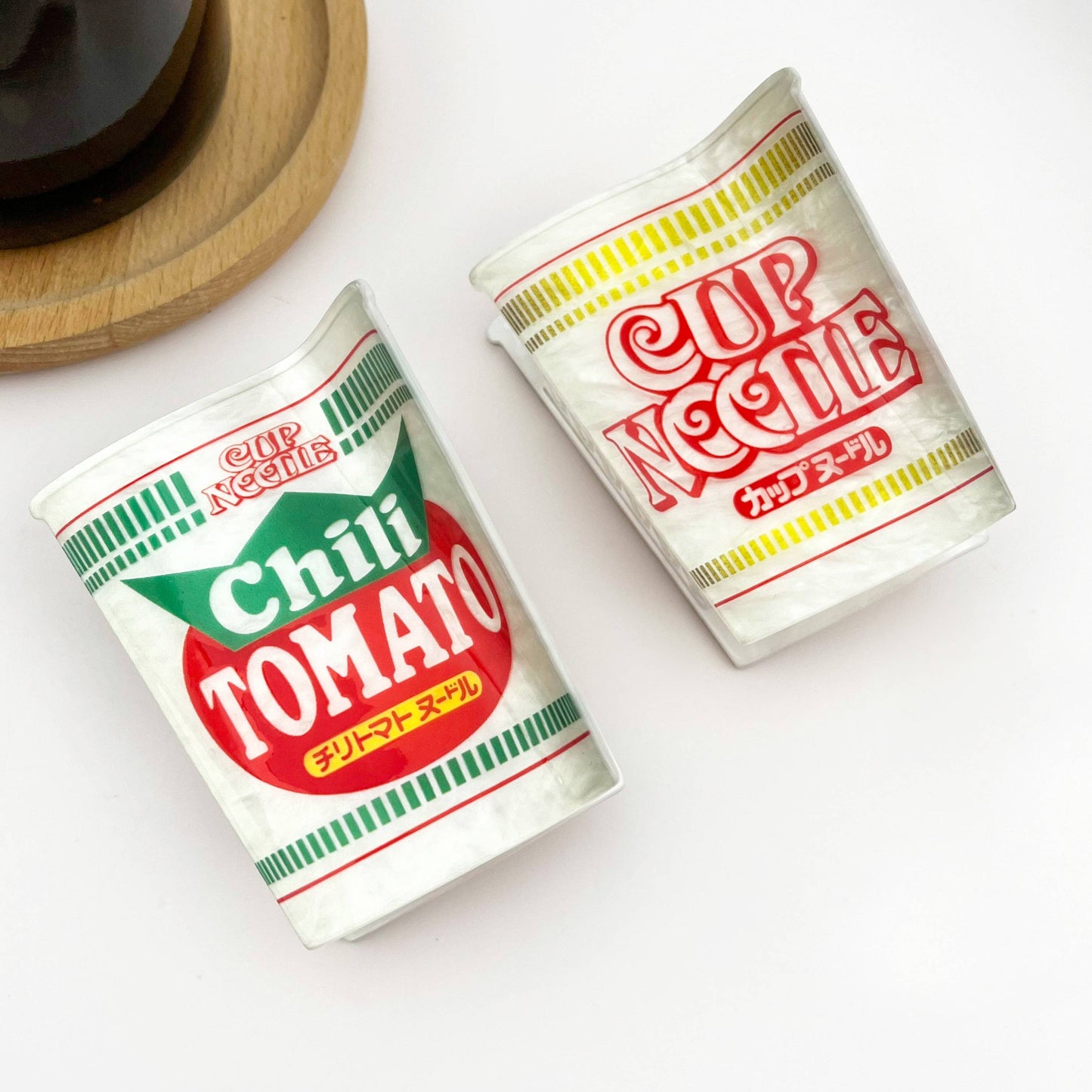 Japanese Cup Noodle Hair Claw Clip, Cute Food Hair Clip: A