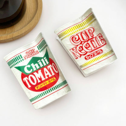Japanese Cup Noodle Hair Claw Clip, Cute Food Hair Clip: B