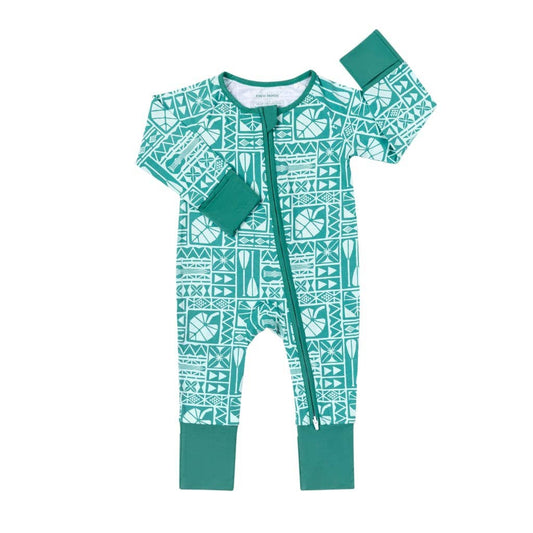 Kapa Kulture Bamboo Coverall: 18-24M