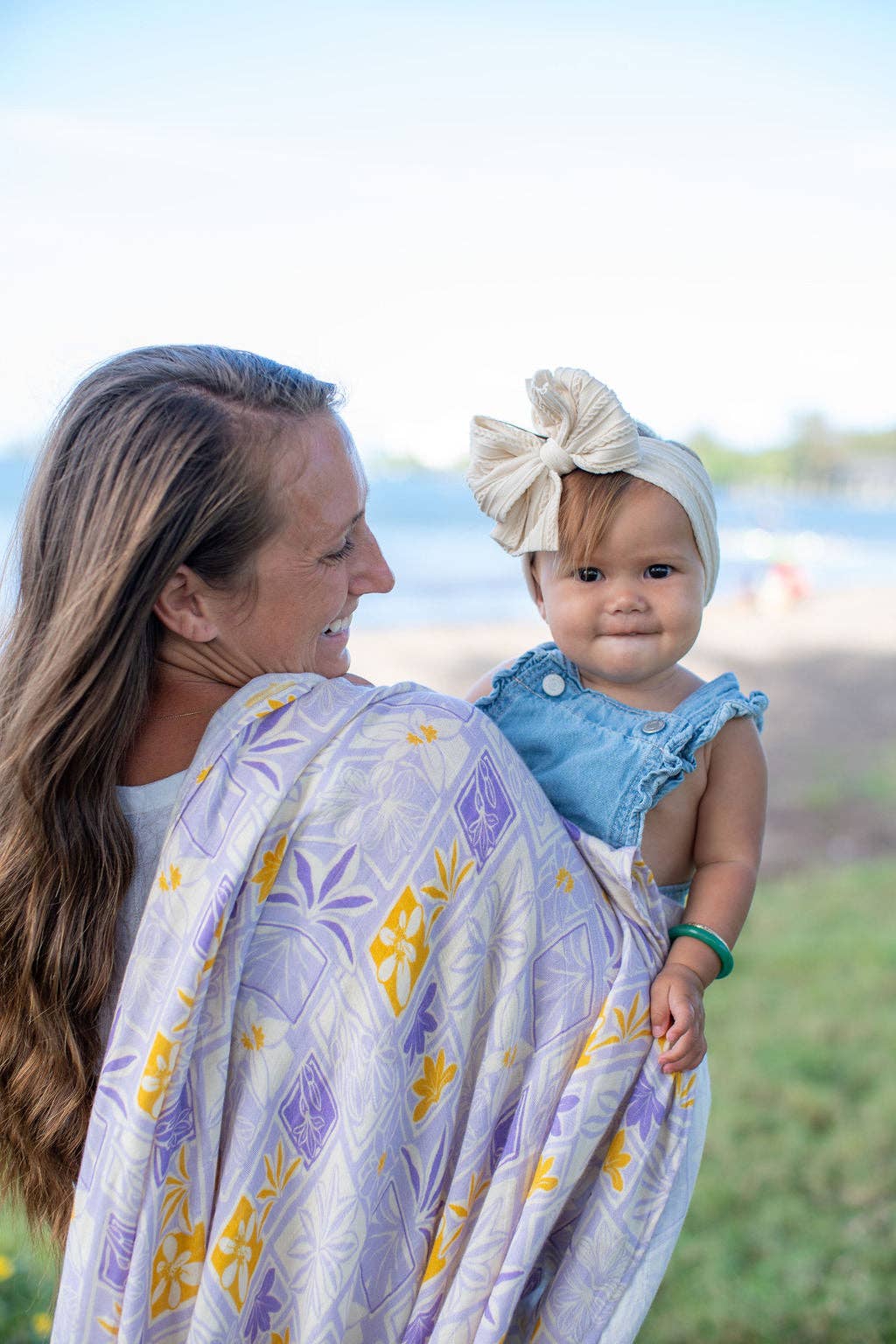 Kapa Naupaka Bamboo Muslin Kapa Moe (Swaddle Blanket)