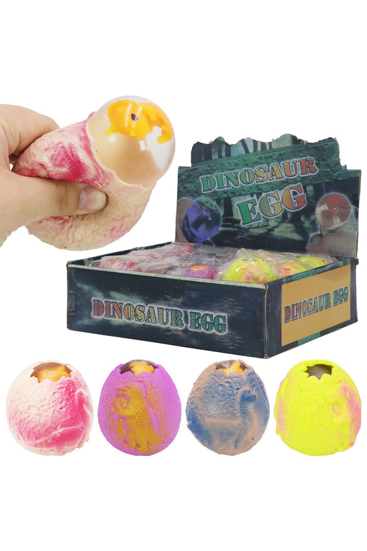 Dinosaur Egg Fossil Figure Water Filled Squishy