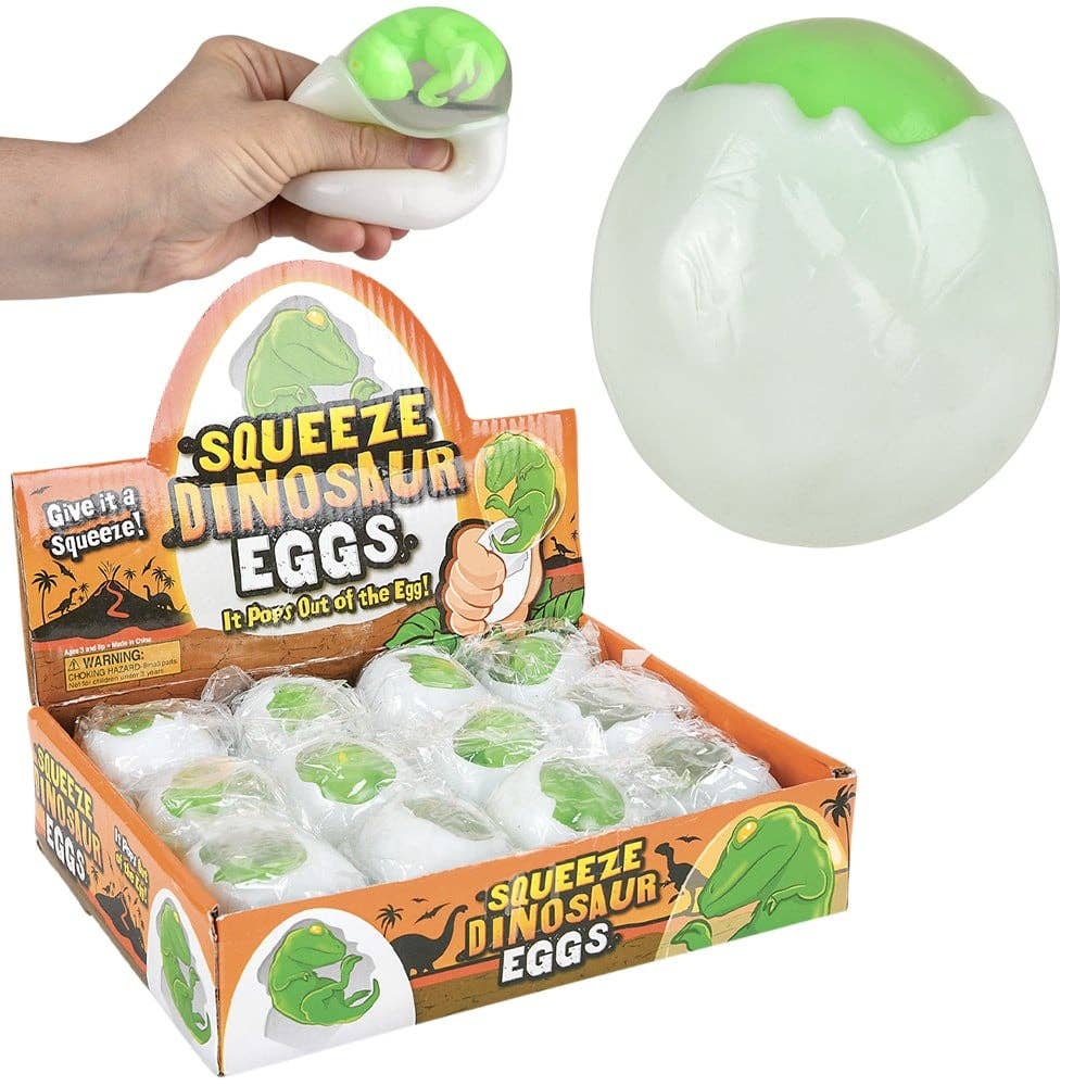 2.75" SQUEEZE DINOSAUR EGG