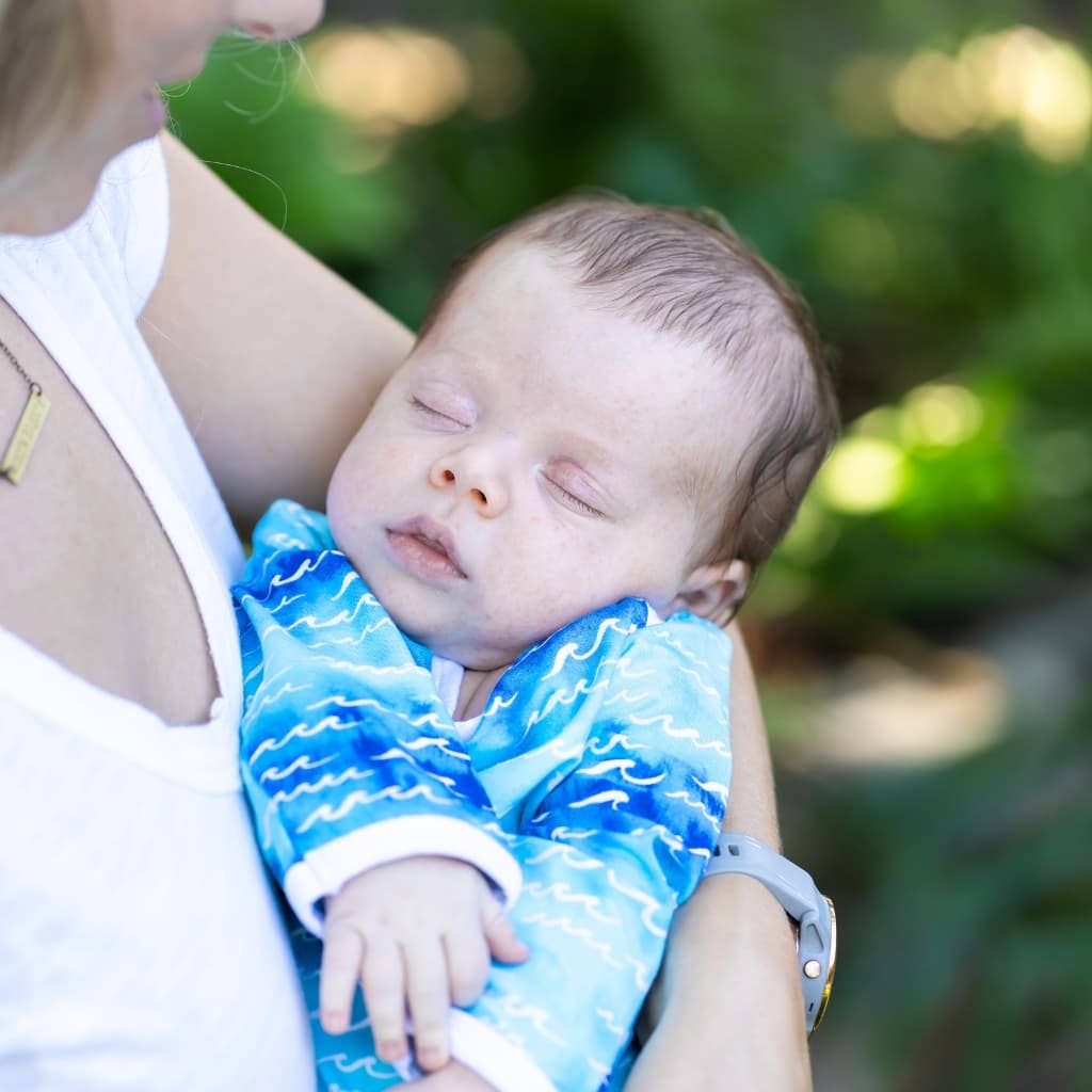 Nalu Bamboo Layette Gown: 3-6M