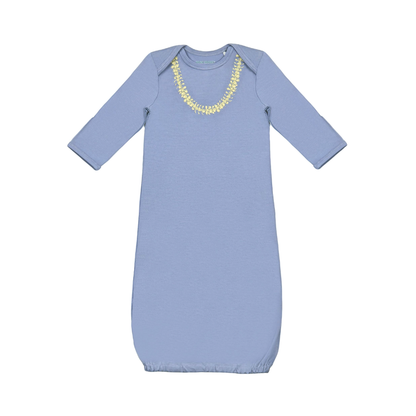 Lei Pua Kenikeni Bamboo Layette Gown: 0-3M