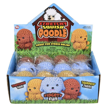 2" SQUISH AND SQUEEZE POODLE