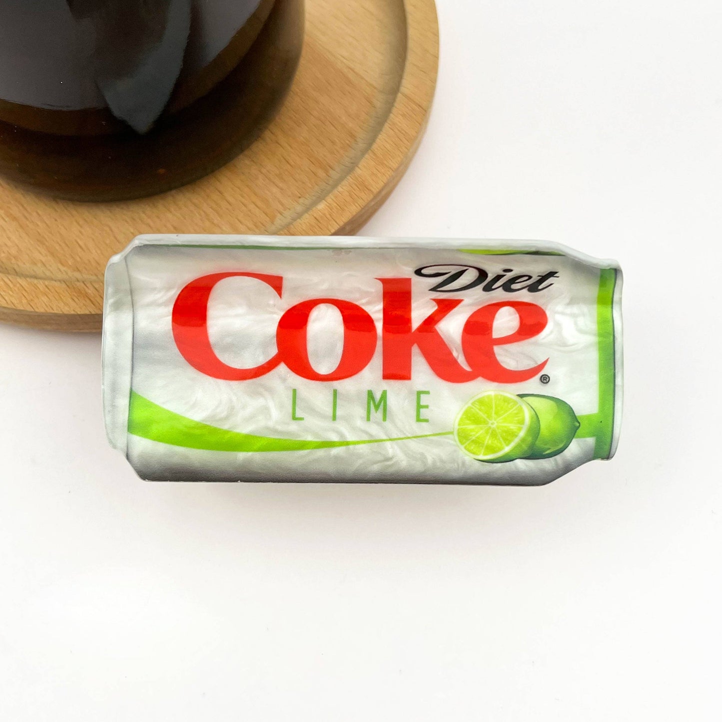 Cola Drink Hair Claw Clip, Cute Soda Hair Clip: White