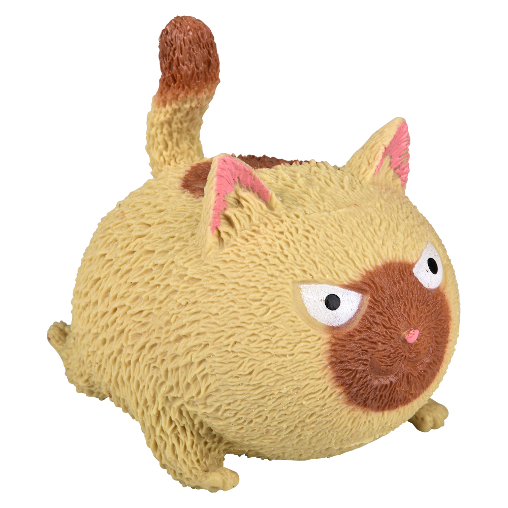 SQUISH AND STRETCH PUFFY CAT