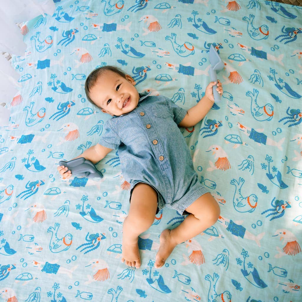 Reef Rascals Muslin Swaddle