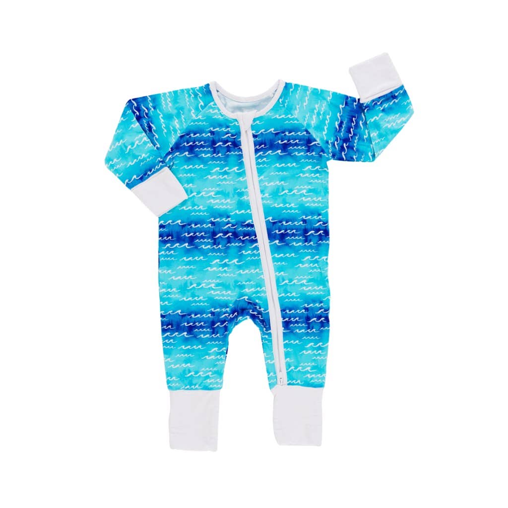Nalu Bamboo Coverall: 6-9M