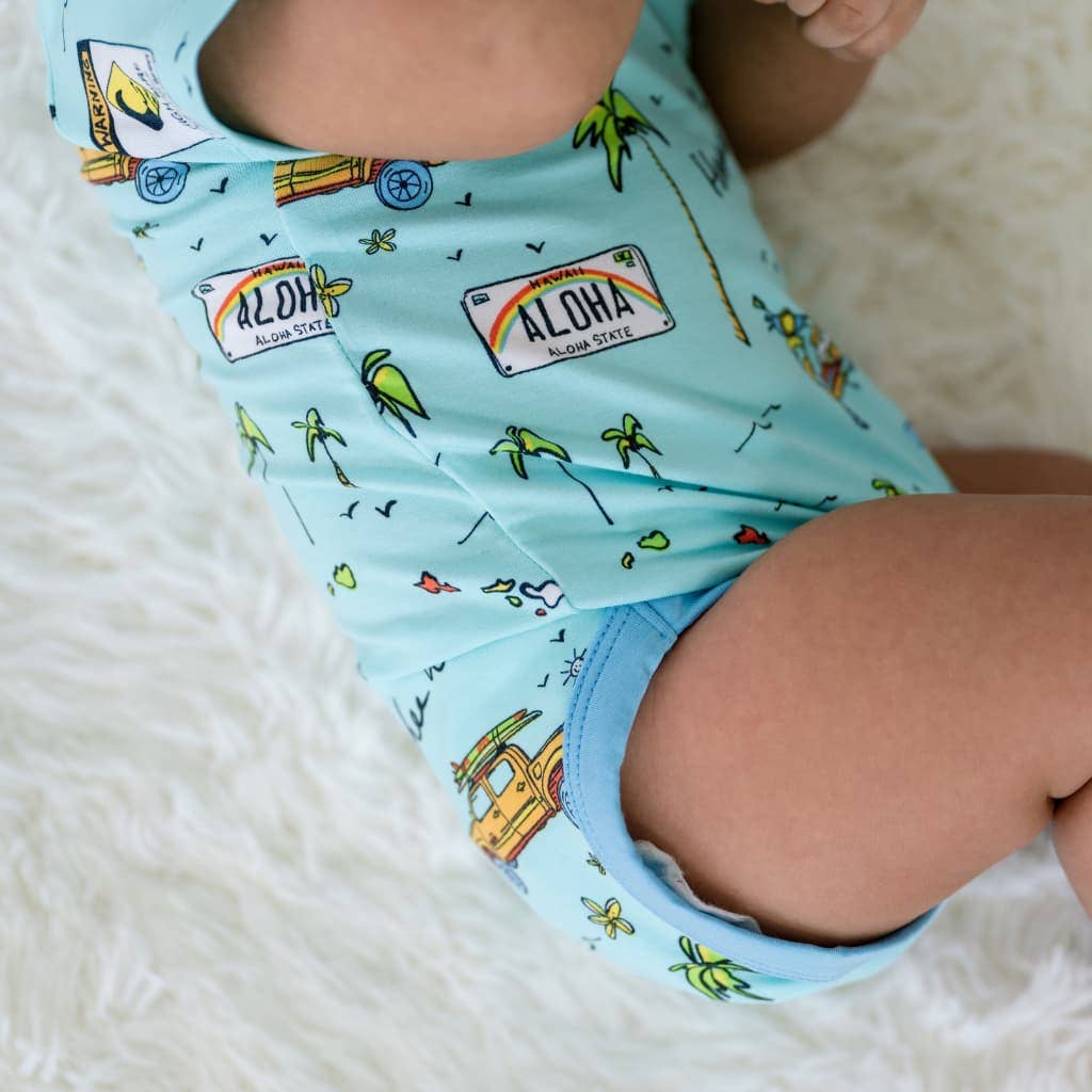 We Go Holoholo Bamboo Onesie: 6-12M