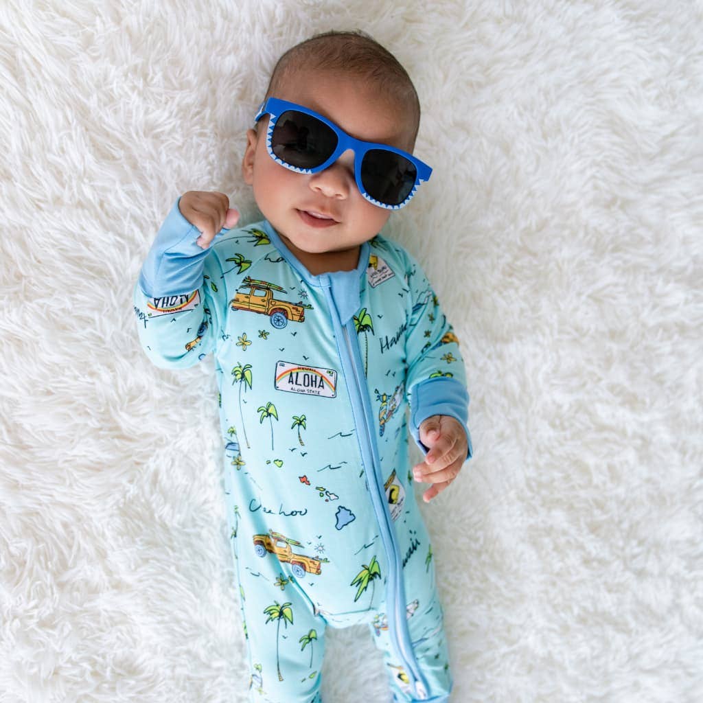 We Go Holoholo Bamboo Coverall: 3-6M