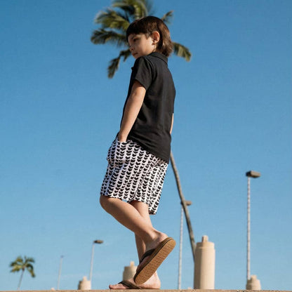 Shell-ish Bamboo Drawstring Shorts: 5/6